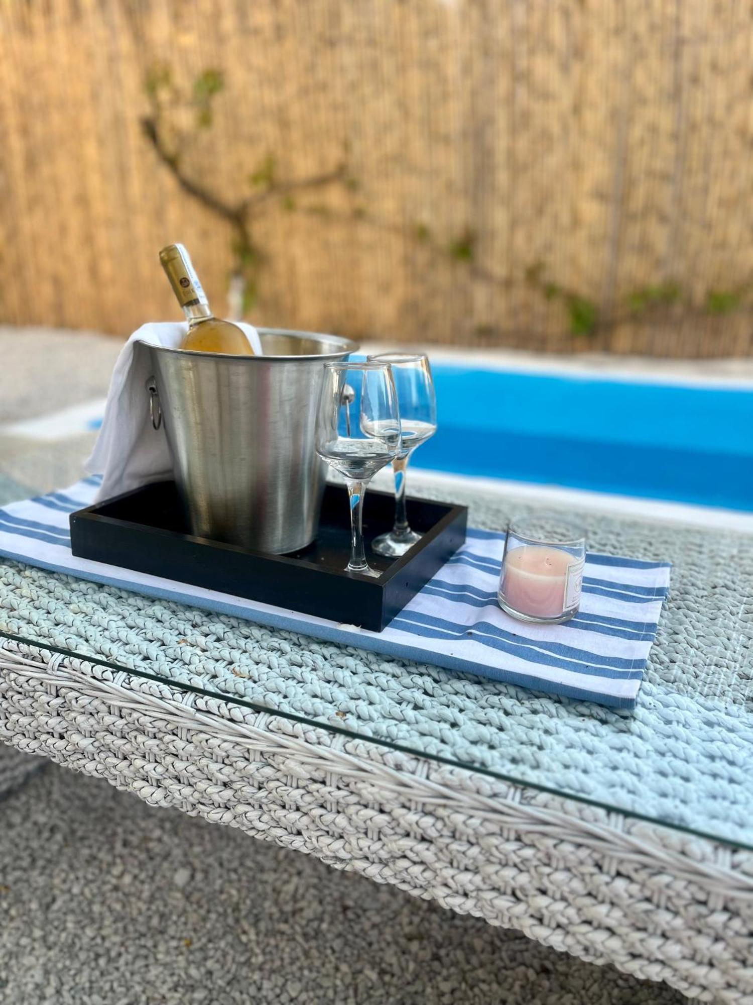 Holiday Oasis With Private Patio And Hammam-Style Bath In Chora-Pithagoreo, Samos Island Villa Pythagóreion Exterior photo